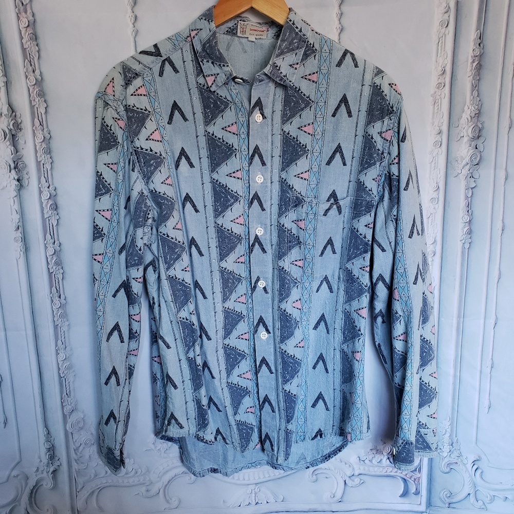 Long Sleeve Chambray Button Up